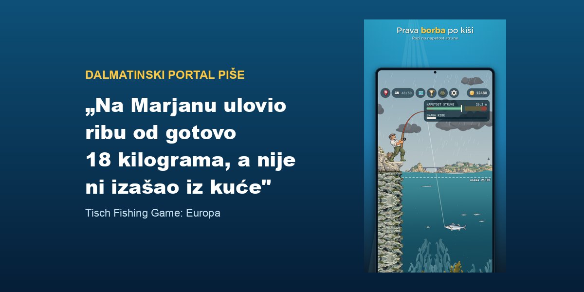 Tisch Fishing Game na Dalmatinskom portalu