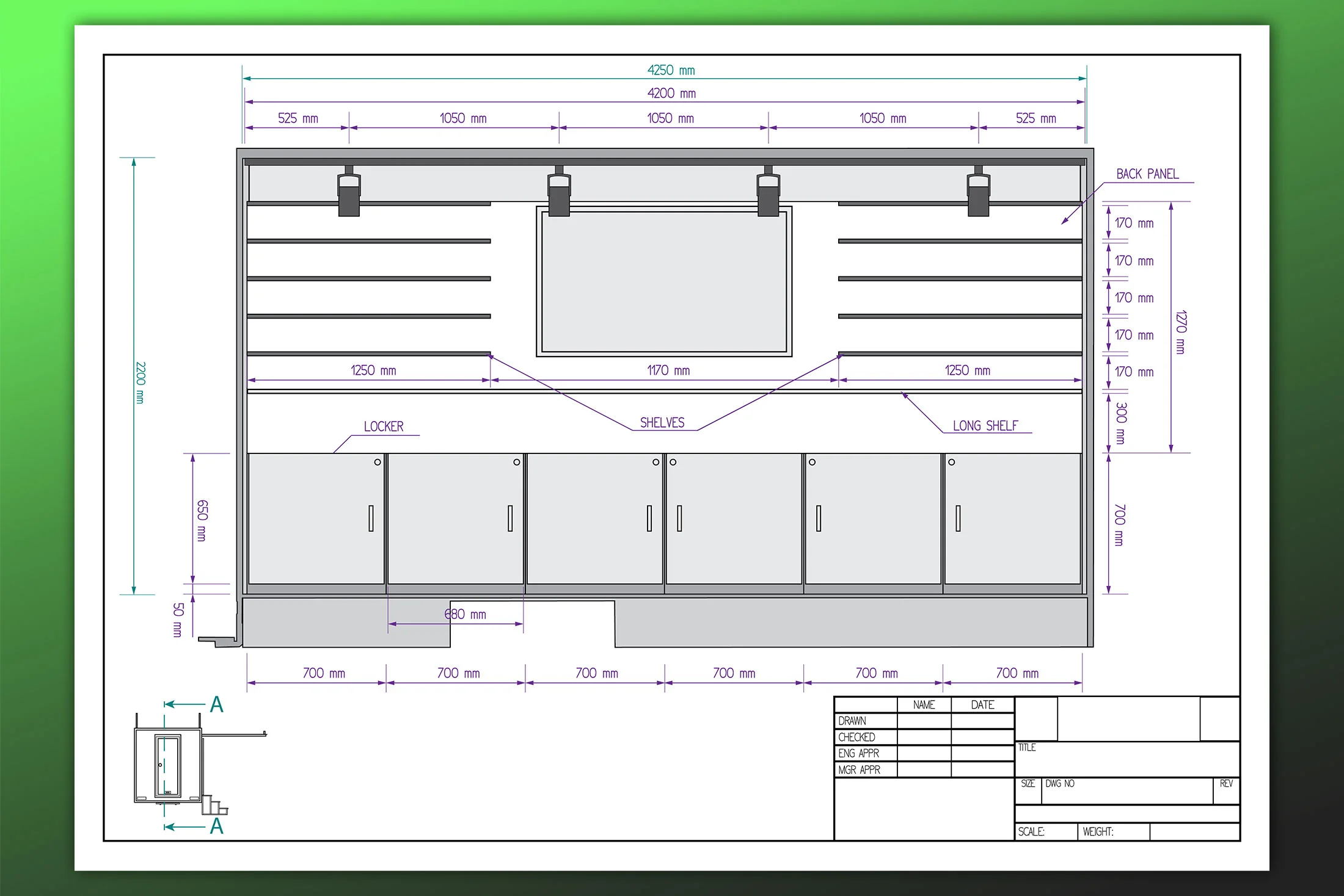 Tehnički nacrti i 3D vizualizacija trailer prikolice - slika 14