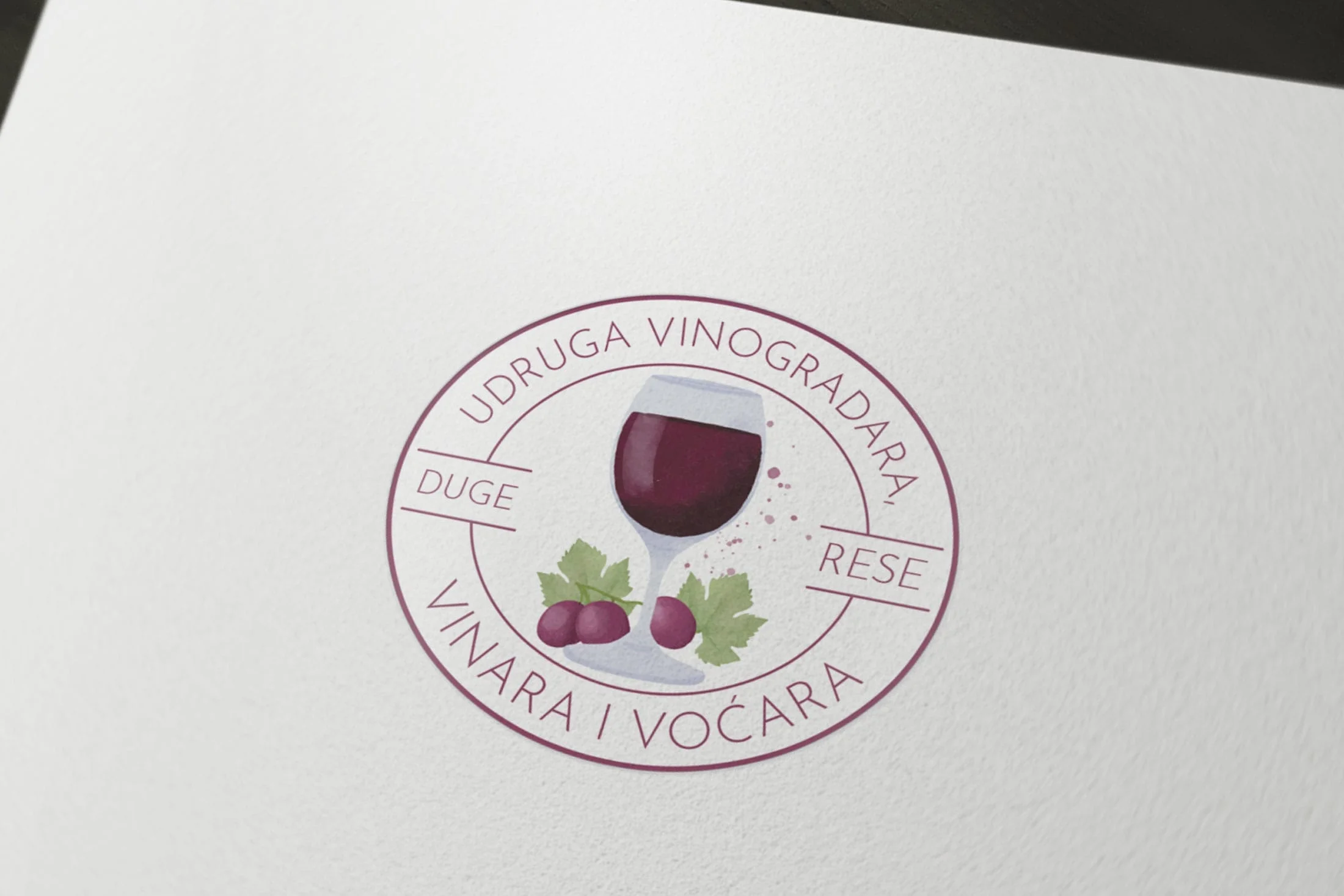 Udruga vinogradara - logo varijanta 2