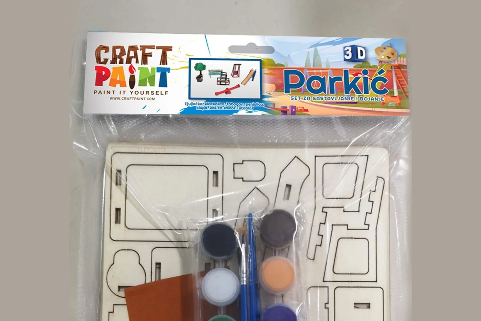 Dizajn ambalaže za Craft Paint igračke