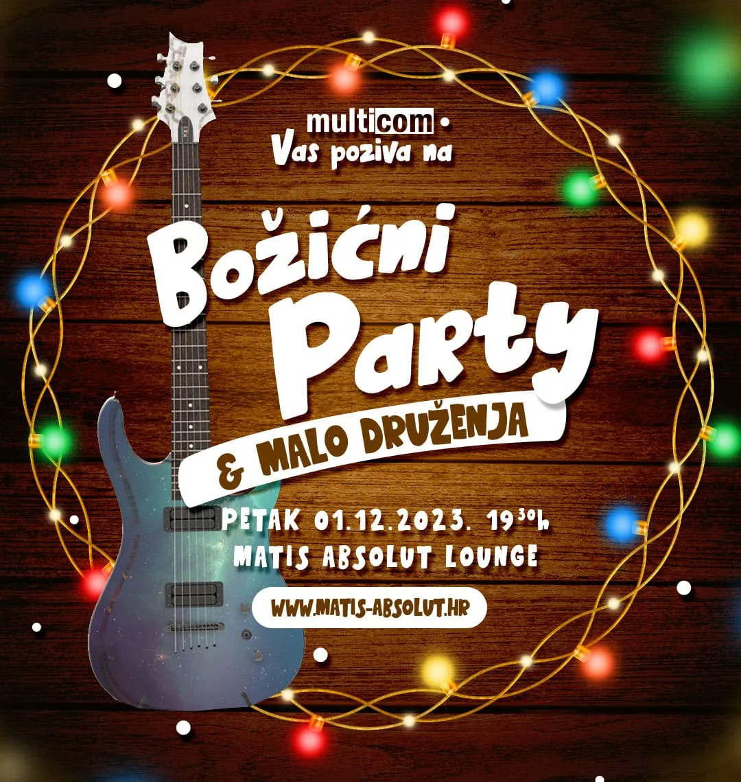 Dizajn božićne pozivnice Multicom 2