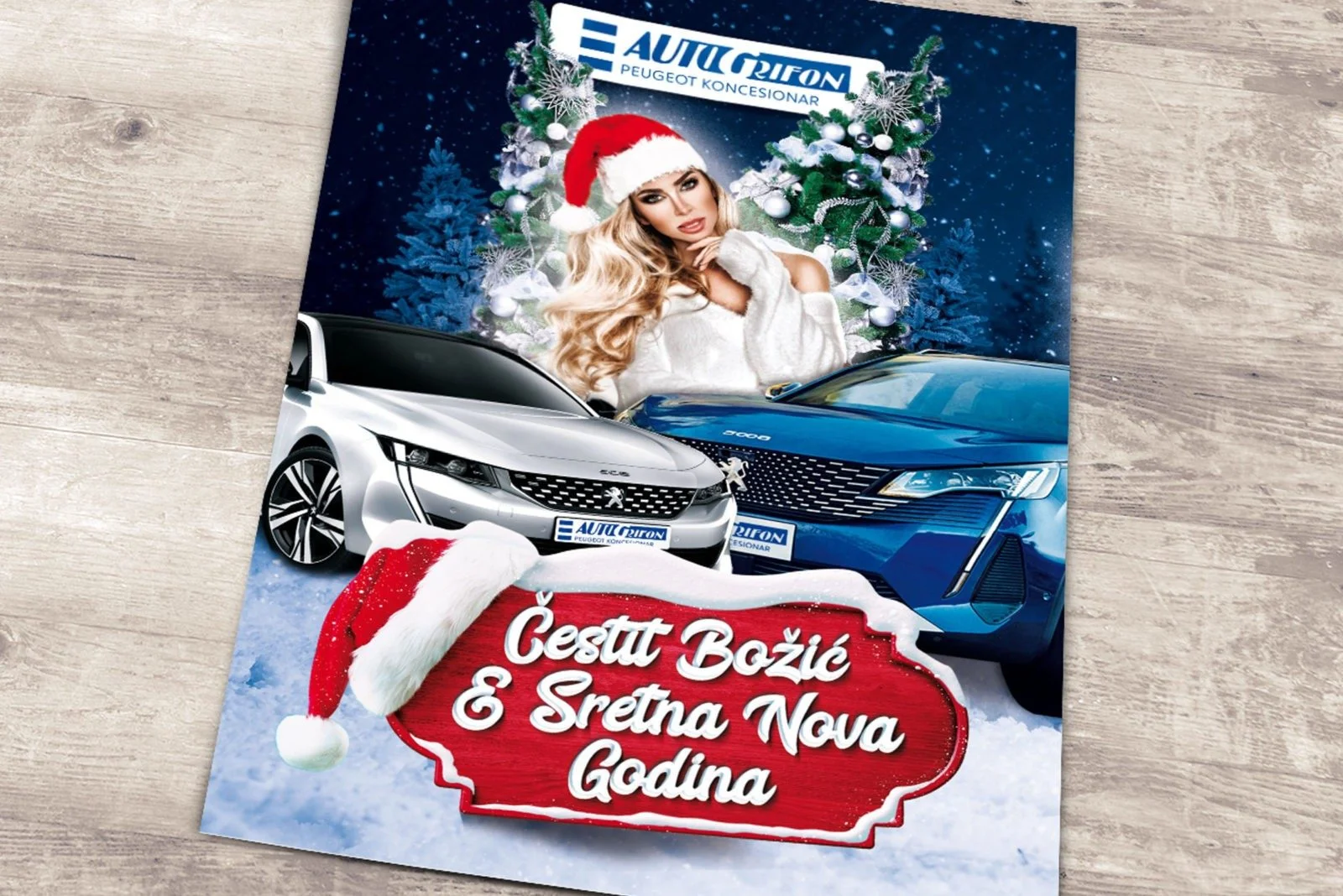 Dizajn čestitke za Autogrifon