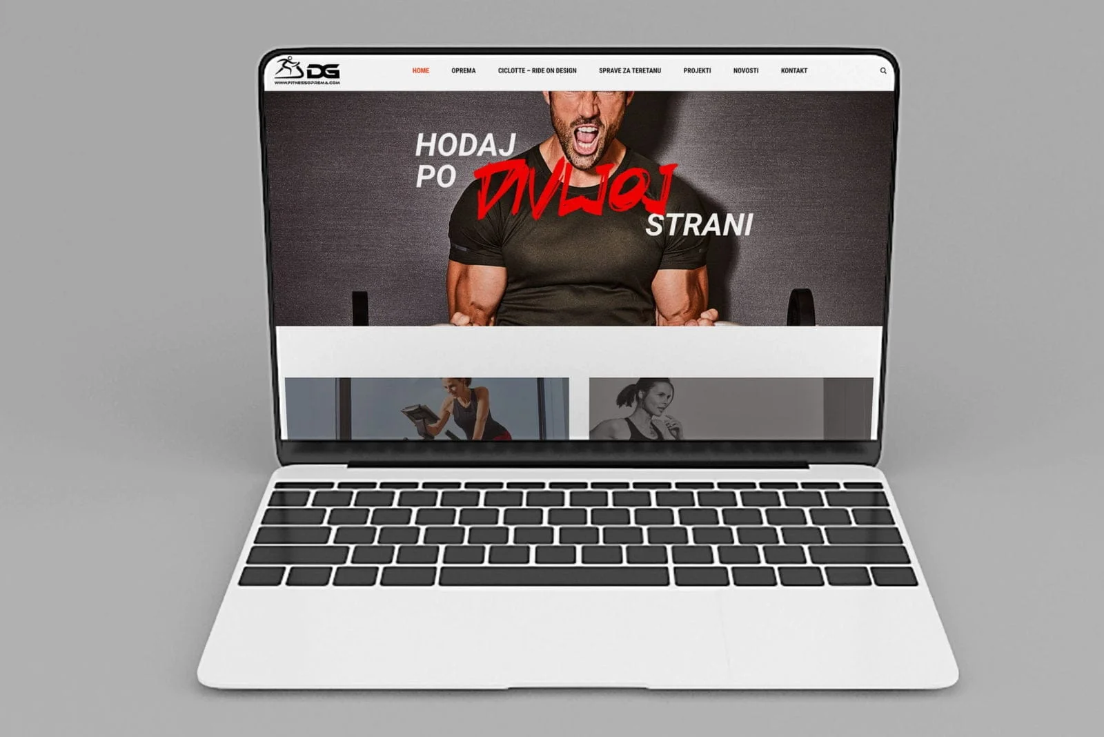 Dizajn i izrada web kataloga Fitness Oprema