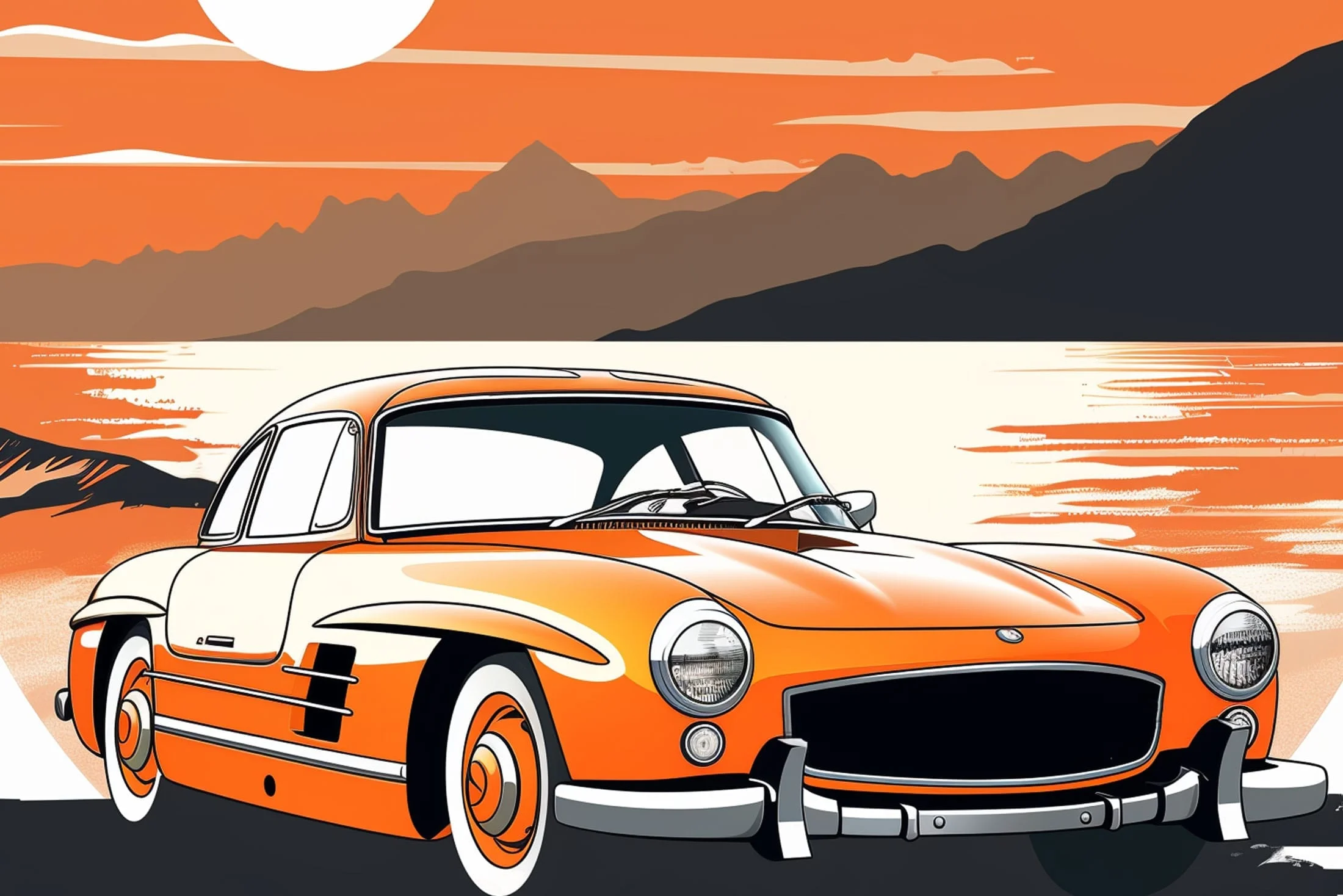 Dizajn logotipa Montenegro Classic Car Tours - slika 2