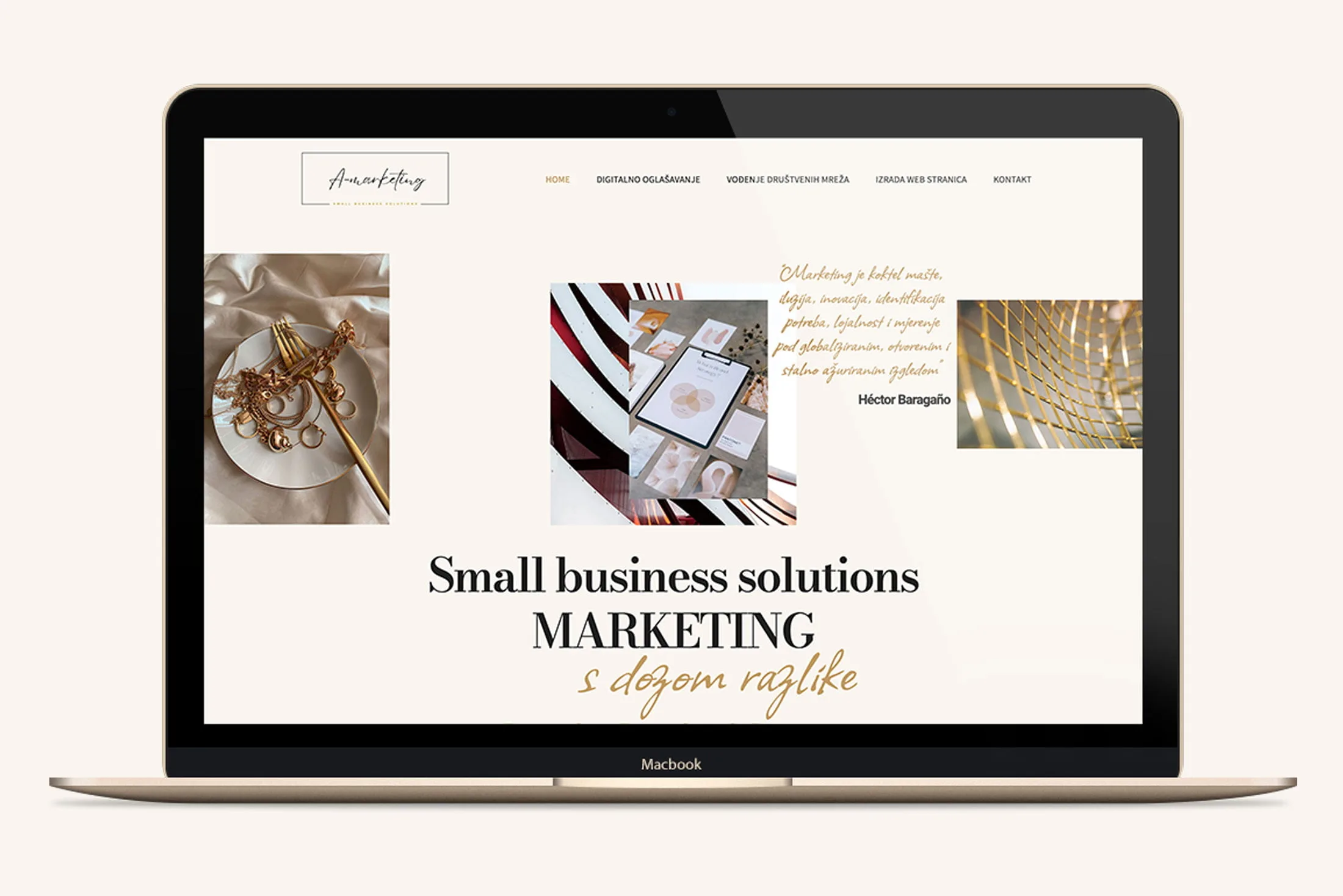 Dizajn web stranice Amarketing.hr