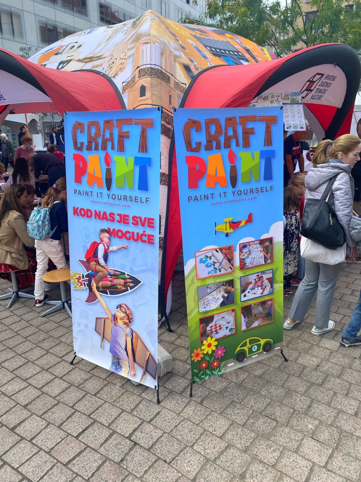 Dizajn X-bannera za CraftPaint