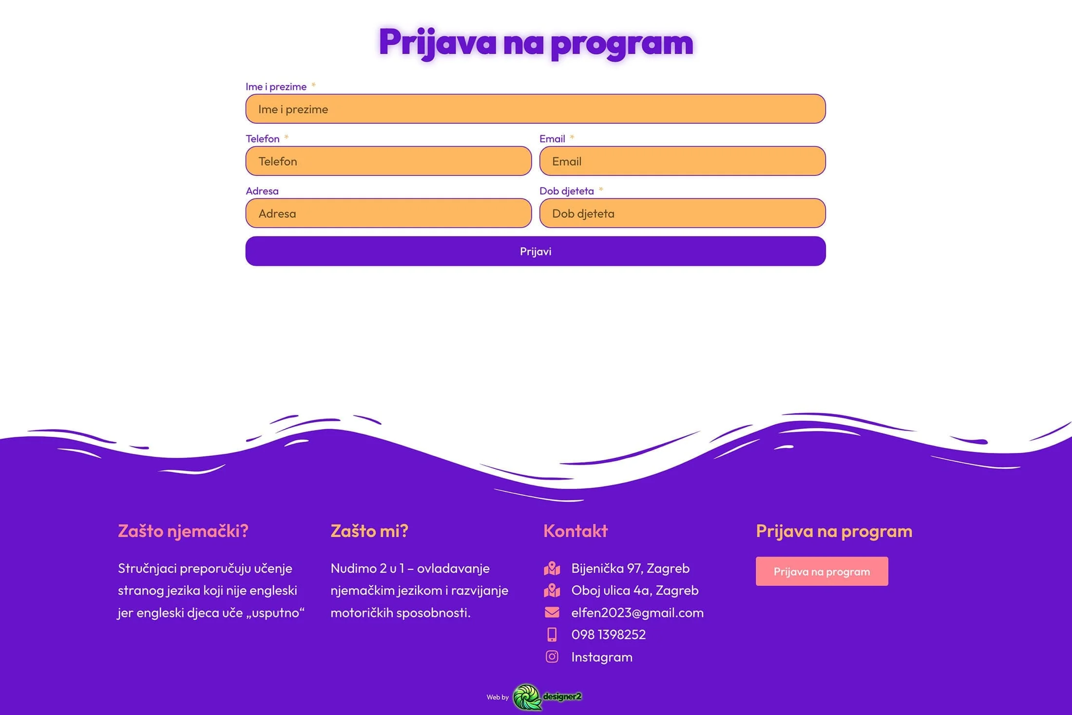 Dizajniranje web stranice Die Elfen - slika 2