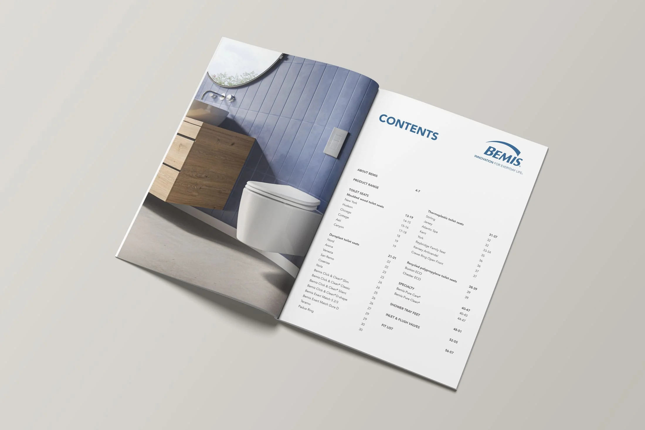 Grafička priprema za Bemis katalog proizvoda