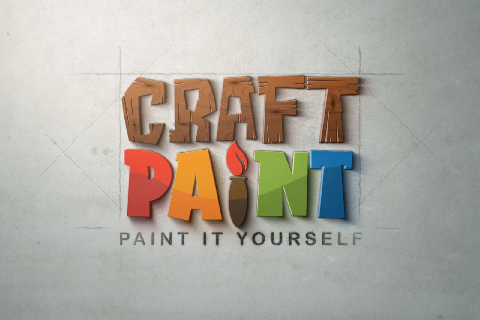 Izrada Craft Paint logo animacije