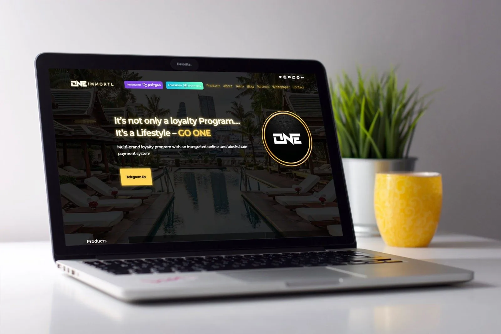 One Immortl web dizajn