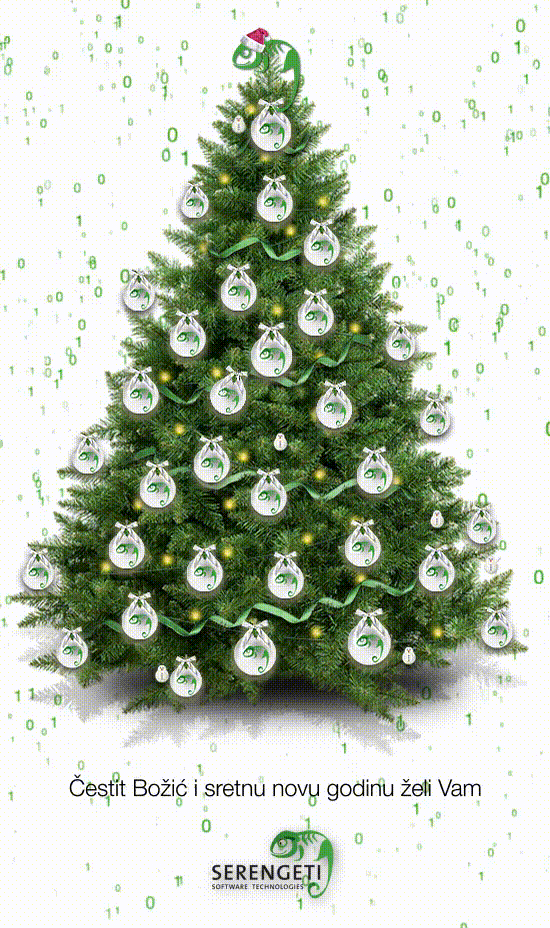 Serengeti Animirana Čestitka