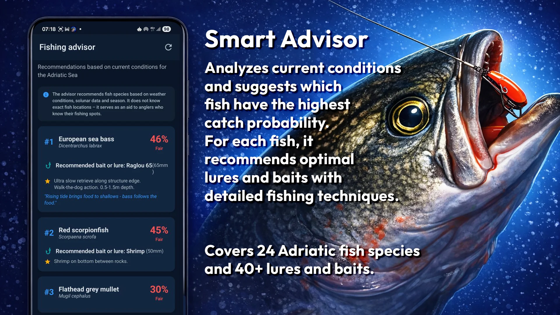 Tisch Fishing — Fishing Forecast App for the Adriatic - image 8